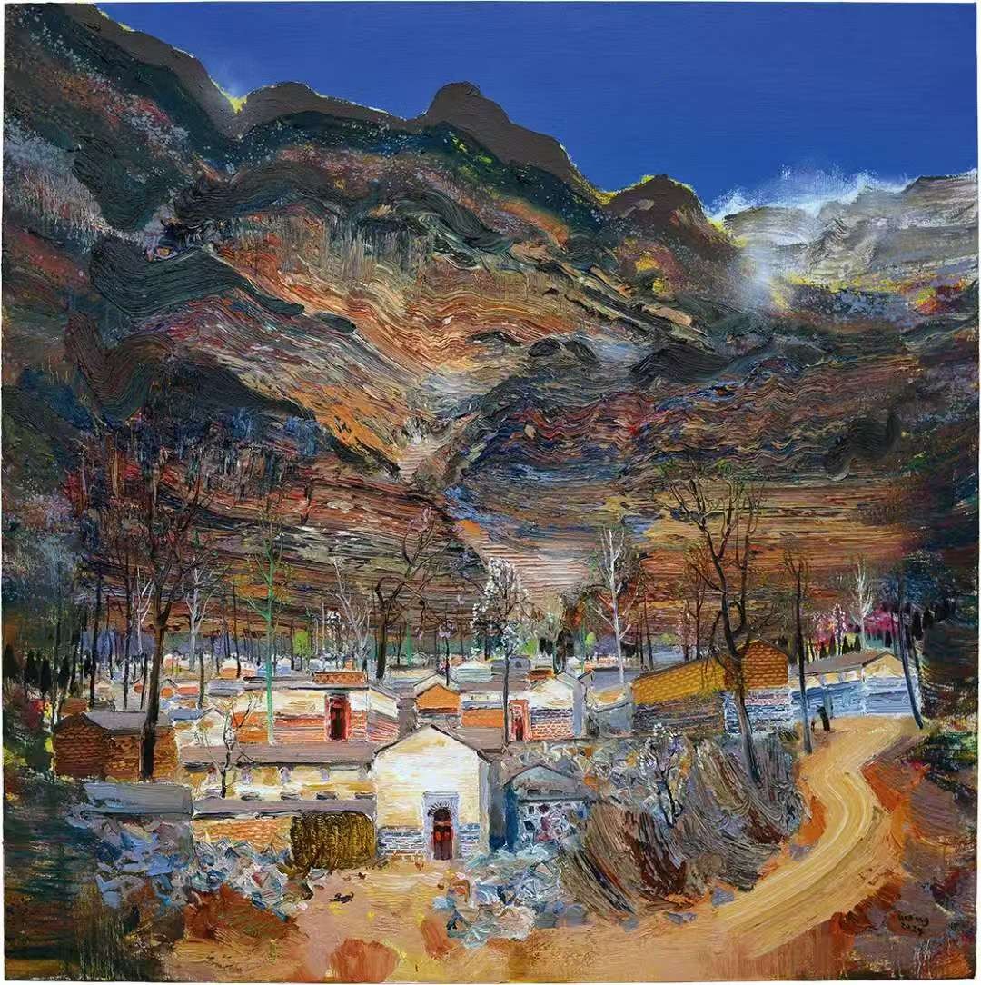 “移山——孟新宇油画作品展”在商丘工学院美术馆举行(图5) “移山——孟新宇油画作品展”在商丘工学院美术馆举行(图5)