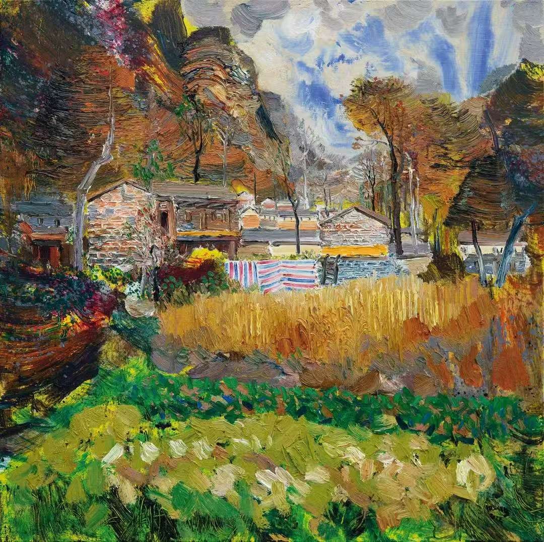 “移山——孟新宇油画作品展”在商丘工学院美术馆举行(图6) “移山——孟新宇油画作品展”在商丘工学院美术馆举行(图6)